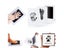 Baby Care Non-Toxic Baby Handprint Footprint Imprint Kit Baby Souvenirs Casting Carousel 3