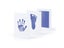 3 Packs Baby Care Non-Toxic Baby Handprint Imprint Kit Baby Souvenirs Casting Carousel 4