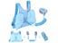 3In1 Baby Harness Anti Lost Wrist Link Toddlers Leash Backpack Carousel 4