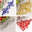 Iron On 3D Flower Patches Party Decoration Gold Embroidery Vintage Metallic Carousel 3