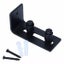 Carbon Steel Adjustable Black Powder Coated Bottom Floor Guide Stay Roller For Carousel 1