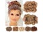 HUAYA Curly Chignon Messy Bun Updo Clip In Hair Piece Extensions Wiht Hairpins Carousel 3