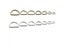 20pcs 100pcs Metal Non-Welded D Ring Adjustable Buckle For Backpacks Straps Carousel 1