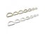 20pcs 100pcs Metal Non-Welded D Ring Adjustable Buckle For Backpacks Straps Carousel 5