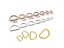 20pcs 100pcs Metal Non-Welded D Ring Adjustable Buckle For Backpacks Straps Carousel 7