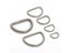 20pcs 100pcs Metal Non-Welded D Ring Adjustable Buckle For Backpacks Straps Carousel 9