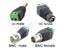 2/5/10pcs 12V DC BNC Male Female Connector Coax CAT5 Video Balun Adapter Plug Carousel 3