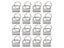 50pcs Fabric Wrist Strap With Key For Lanyard Luggage Strap Accessories Carousel 6