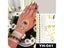 Waterproof Temporary Tattoo Sticker Flowers Henna Glitter Body Art Carousel 1