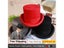 Wool Flat Top Hat Magician Cap Steampunk Hat In Black Luxury Carousel 3