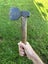 Rare vantage “WARRIOR 1” stamped English Kent pattern axe / hatchet. Carousel 7