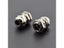 2 Pcs Stainless Steel PG7 3.0-6.5mm Waterproof Connector Cable Gland Carousel 1