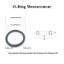 10/50pcs NBR O Ring Gasket CS 2mm OD 5mm-150mm Nitrile Butadiene Rubber Spacer Carousel 1
