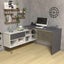 Mossoro Desk - White/ Gray, many-sided? Solved! Carousel 9