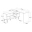 Mossoro Desk - White/ Gray, many-sided? Solved! Carousel 12