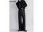Mauroicardi Mens Spring Autumn Black Flowy Straight High Waist Casual Trousers Carousel 4