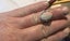 Large Natural Opal set in Platinum ring Carousel 2