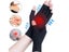 2pcs Black Half Finger Compression Gloves For Osteoarthritis Pain Relief Carousel 3
