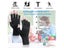 2pcs Black Half Finger Compression Gloves For Osteoarthritis Pain Relief Carousel 5