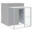 Chicken Cage with Run Light Grey 165x251x181 cm Galvanised Steel OIXTLN Carousel 5