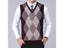 New Fashion Brand Sweater For Mens Pullovers Plaid Slim Fit Jumpers Knitred Carousel 6