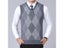 New Fashion Brand Sweater For Mens Pullovers Plaid Slim Fit Jumpers Knitred Carousel 7