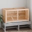 Hamster Cage 89.5X45X45 Cm Solid Wood Fir Oixtno Carousel 9