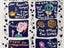 Vintage 1992 Sa Boothroyd Framed Handmade Block Print "Hot Tips For Tea Friends" Carousel 5