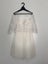 White mid-length strapless dress Carousel 3