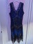 Womens 1920s Style Dress - Navy Blue with Sequins L/12 Carousel 1