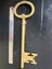 $1 reserve. Huge 14 inch vintage brass skeleton key. / castle key. Carousel 4