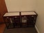 Kitchen islands x 2 retro movable storage wooden and tile Carousel 11