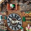 Cuckoo Clock Traditional Black Forest Clock Antique Carousel 4