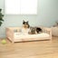 Dog Bed 95.5x65.5x28 Cm Solid Wood Pine Nttxpp Carousel 1