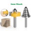 8mm Shank Carbide Steel Rabbet Router Bit With Bearings Trimmer Set Carousel 1