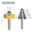 8mm Shank Carbide Steel Rabbet Router Bit With Bearings Trimmer Set Carousel 3