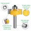 8mm Shank Carbide Steel Rabbet Router Bit With Bearings Trimmer Set Carousel 6