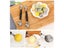 RLJLIVES Stalinless Steel Dual Double-end Melon Baller Scoop Fruit Spoon Ice Carousel 5