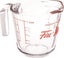 2x Anchor Hocking 250ml/1-Cup Glass Measuring Jug Small - Clear Carousel 6