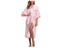 High Quality Black Women Faux Silk Rayon Robe Sexy Long Lingerie Sleepwear Carousel 1