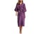 High Quality Black Women Faux Silk Rayon Robe Sexy Long Lingerie Sleepwear Carousel 6