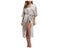 High Quality Black Women Faux Silk Rayon Robe Sexy Long Lingerie Sleepwear Carousel 7