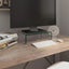 Tv Stand/monitor Riser Glass Clear 40x25x11 Cm Xaaoxl Carousel 1