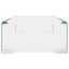 Tv Stand/monitor Riser Glass Clear 40x25x11 Cm Xaaoxl Carousel 4