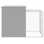 Chicken Cage with Run Light Grey 165x251x181 cm Galvanised Steel OIXTLN Carousel 4