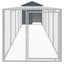 Chicken Cage With Run Anthracite 117x609x123 Cm Galvanised Steel Tonkbib Carousel 3