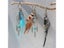 Natural Stone Keychain Dreamcatcher Metal Keyring Bag Charm For Women Girls Carousel 4