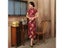 New High Fashion Green Rayon Cheongsam Chinese Classic Women's Qipao Elegant Carousel 1