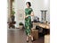 New High Fashion Green Rayon Cheongsam Chinese Classic Women's Qipao Elegant Carousel 3