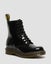 Dr. Martens Womens Leather 1460 Boots Shoes in Black Patent Lamper Carousel 1